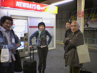 帰りのホームで